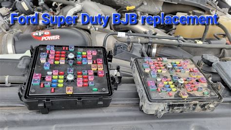 05 ford f250 battery junction box location|06 f250 junction box replacement.